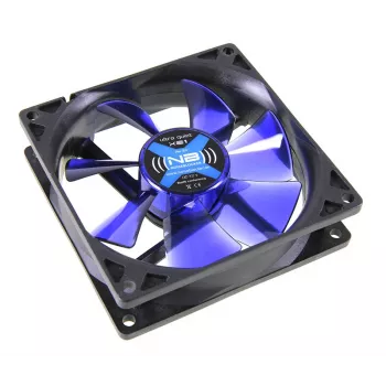 Tietokoneen kotelotuuletin NoiseBlocker BlackSilentFan XE1 92 mm, 1500 kierr./min, 17 dB, 50 m³/h, 4 V, musta