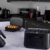 Salter EK5565MBLKFVDE Kuro 4 viipaleen leivänpaahdin