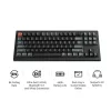 Mekaaninen näppäimistö Keychron V3 Ultra 8K – kaapeli & Bluetooth, QWERTY, RGB, musta