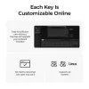 Mekaaninen näppäimistö Keychron Q1 Ultra 8K — 75% asettelu, USB + RF-langaton + Bluetooth, RGB, musta
