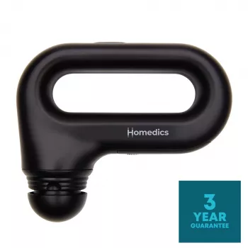 Kannettava värähtelevä hierontapistooli HoMedics HHP-120BK – kompakti ladattava perkussiohierontalaite