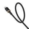 Baseus Dura USB Type A-tyyppi C 60 W pikalatauskaapeli 2 m musta, kulta