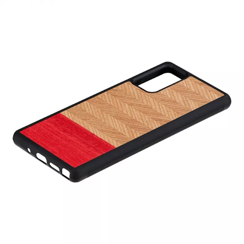 Puhelinkotelo Man and Wood Galaxy Note 20 Herringbone Azalea musta