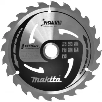 Makita E-12217 Efficut-sahanterä, 165 mm, 24 hammasta