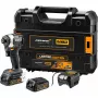 Akkukäyttöinen iskuruuvinväännin DCF85ME2GT, 18 volttia, 1/4 inch, McLaren-muotoilussa harmaa/musta, 2x POWERSTACK Li-Ion-akku 1,7 Ah, T STAK -laukussa