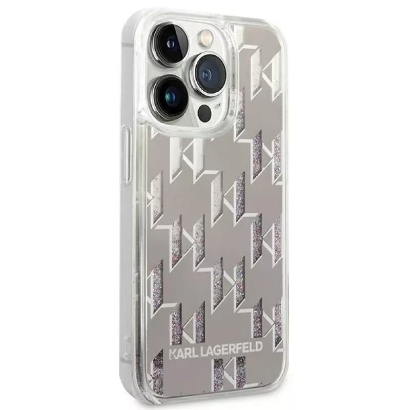Karl Lagerfeld KLHCP14XLMNMS iPhone 14 Pro Max 6.7 hardcase hopea / hopea Liquid Glitter Monogram