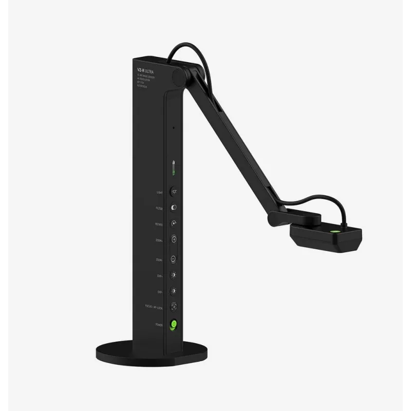Dokumenttikamera IPEVO VZ‑R ULTRA (13 MP, 25,4 / 3,06 mm CMOS, USB‑C, HDMI, musta)