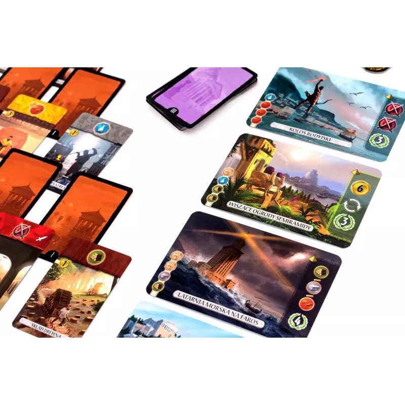 Lautapeli 7 WONDERS OF THE WORLD – DUEL (puolankielinen versio)