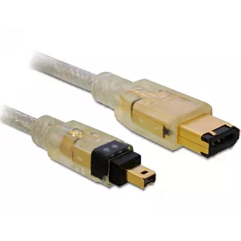 FireWire A/A -kaapeli DeLOCK 2,0 m harmaa