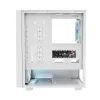 MODECOM BREEZE ARGB Flow MIDI PC-kotelo, ATX, USB 3.0 ×2 + USB-C, valkoinen