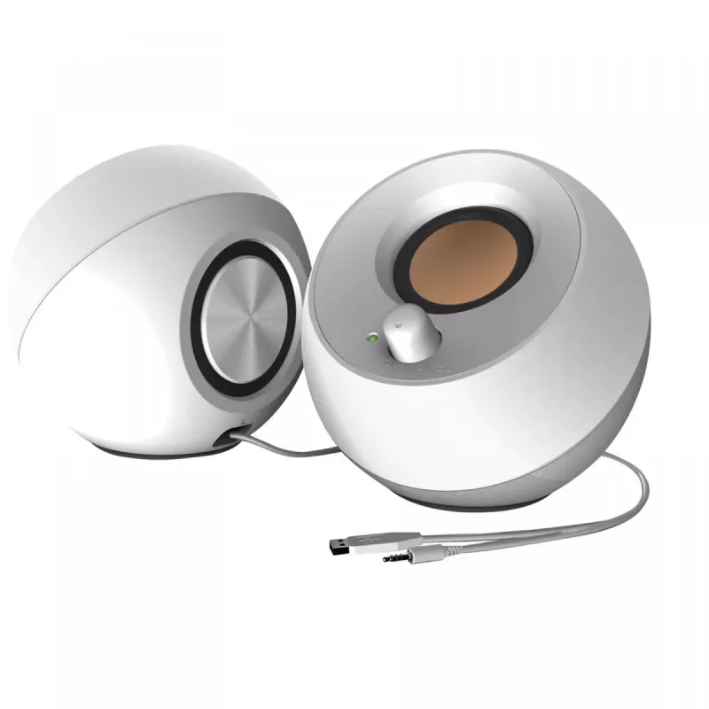 Creative Pebble 2.0 pöytäkaiuttimet stereo, valkoinen