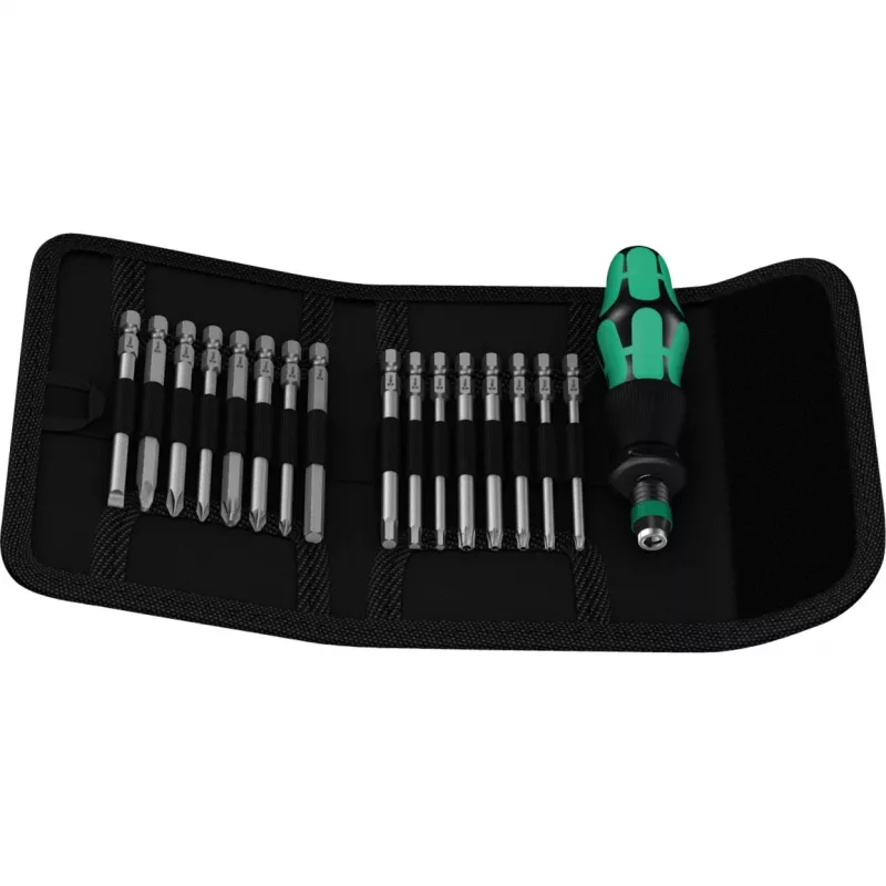 Wera Kraftform Kompakt 20 - ruuvimeisseli kärkisarjalla - laukussa (05051016001)
