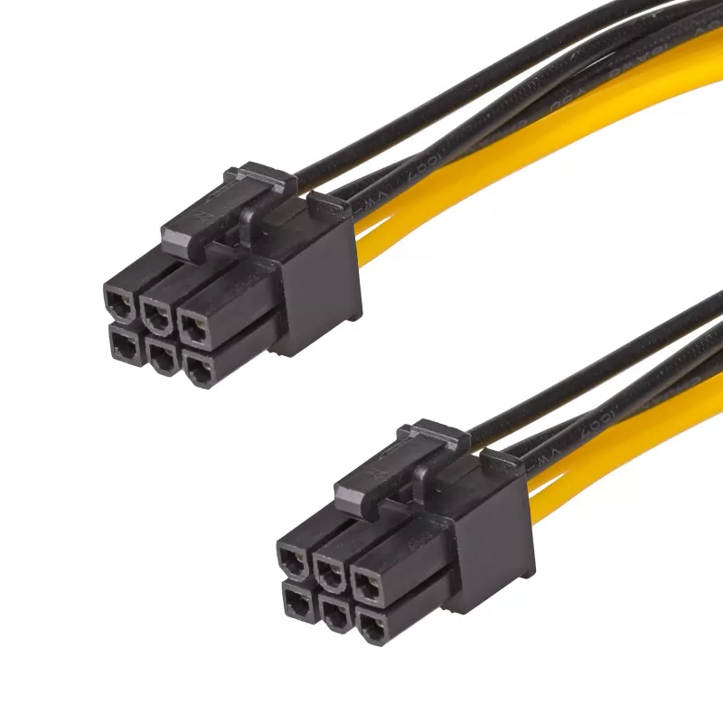 Akyga AK-CA-49 PCIe 6-pin virtakaapeli naaras–naaras, 40 cm