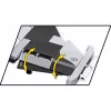 Bricks Armed Forces SAAB Jas 39 Gripen E 480 rakennuspalikkaa