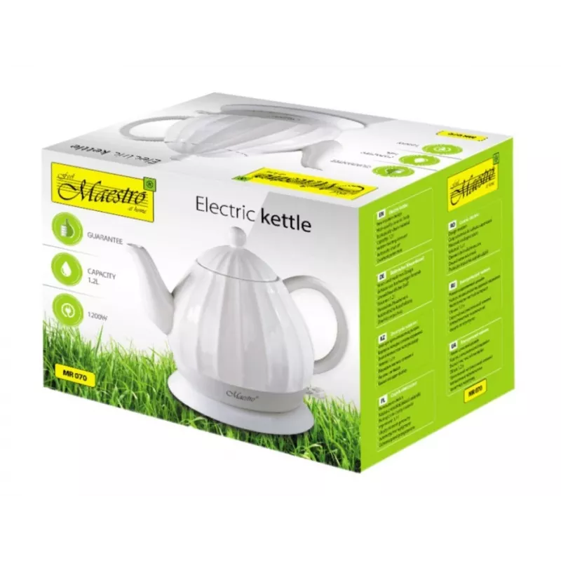 Feel-Maestro MR070 vedenkeitin 1,2 L 1200 W valkoinen