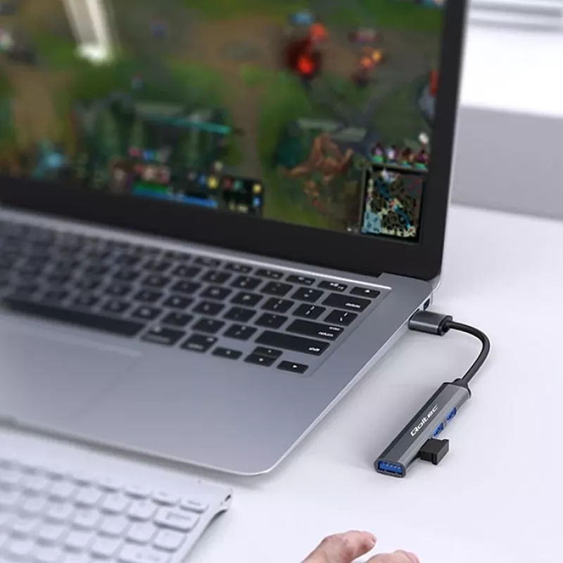 HUB-sovitin USB 3.0 4in1, 4x USB 3.0