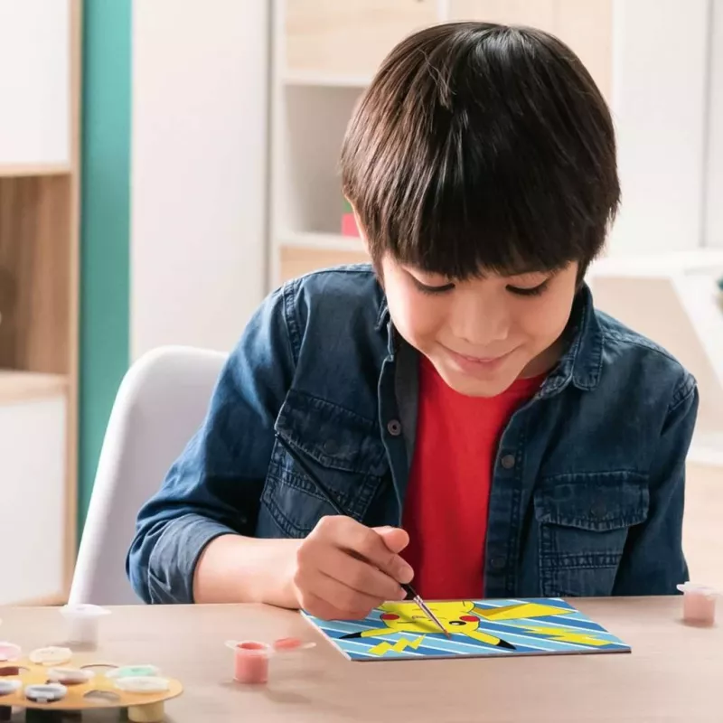 Maalaussarja Ravensburger CreArt — Frecher Pikachu (malli 25557) maalaa numeroilla -sarja