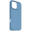 Decoded D25IPO16PMBCS9AE AntiMicrobial silikoninen takakuori iPhone 16 Pro Maxille, vaaleansininen