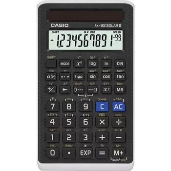 Casio fx-82SOLAR II - tieteislaskin - 10 numeroa plus 2 eksponenttia - aurinkopaneeli (FX-82SOLARII)