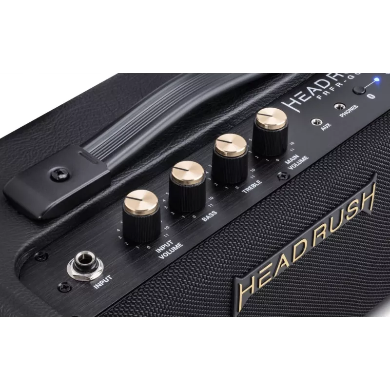 Kannettava FRFR-kitaravahvistin HEADRUSH FRFR-GO, 65W, Full-Range, paristo-/verkkokäyttöinen