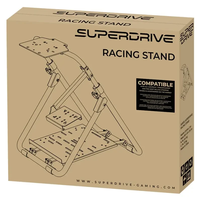 Subsonic SA5615 -ajoteline metalli musta