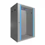 Seinäkiinnitteinen räkki Extralink 18U 600x450 harmaa