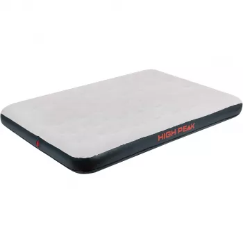 High Peak Double ilmapatja — 1380×1970×200 mm, harmaa, aikuisille