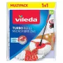 Moppipää Vileda punainen valkoinen