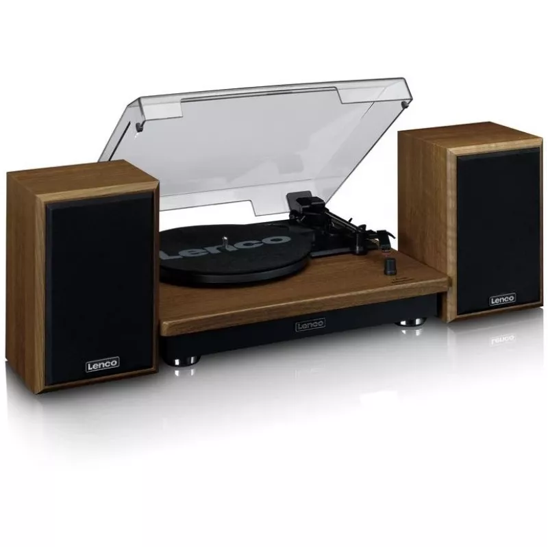 Hihnavetoinen audiosoitin Lenco LS-100WD