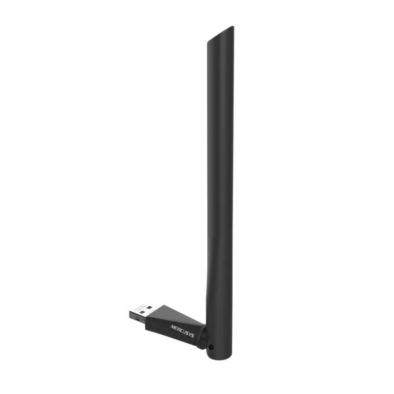 Mercusys MA30H AC1300 High Gain kaksikaistainen Wi-Fi USB -sovitin, musta