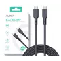 AUKEY CB-KCC101 nailonkaapeli USB-C - USB-C 1m
