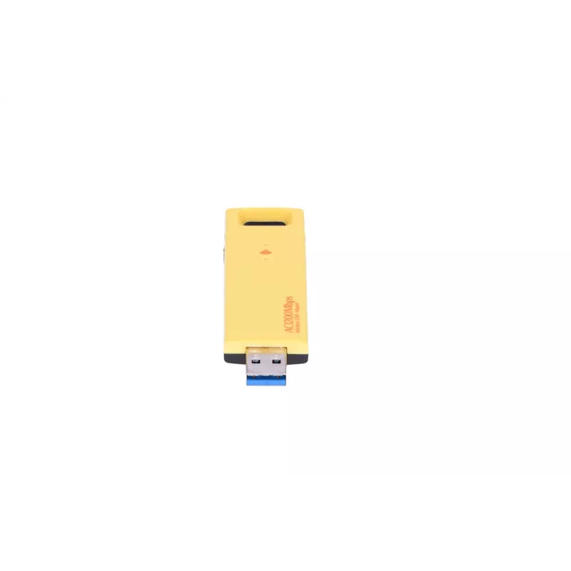Langaton USB-sovitin Extralink U1200AC AC1200 Dual-Band, keltainen muovi
