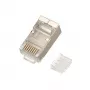 Extralink CAT6 FTP RJ45-liitin 8P8C uros/naras läpinäkyvä