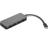 Lenovo GX90X21431 kannettavan telakka/porttireplikaattori USB 3.2 Gen 2 (3.1 Gen 2) Type-C musta