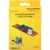 Delock muunnin M.2 Key B+M pistoke > 2 x USB 3.0 liitinlista - USB-adapteri - M.2-kortti - USB 3.0 (sisäinen) x 2 (62843)