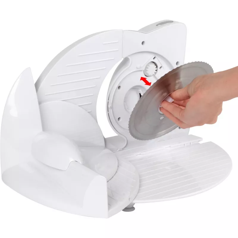 Sähköinen yleisleikkuri CLATRONIC AS 2958 — 230 V, valkoinen, 230×310×280 mm