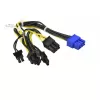 Supermicro - CBL-PWEX-1017 GPU-virtakaapeli - sisäinen virtalähde, 8-napainen 8-napaiseen PCIe Power (6+2) 20 cm