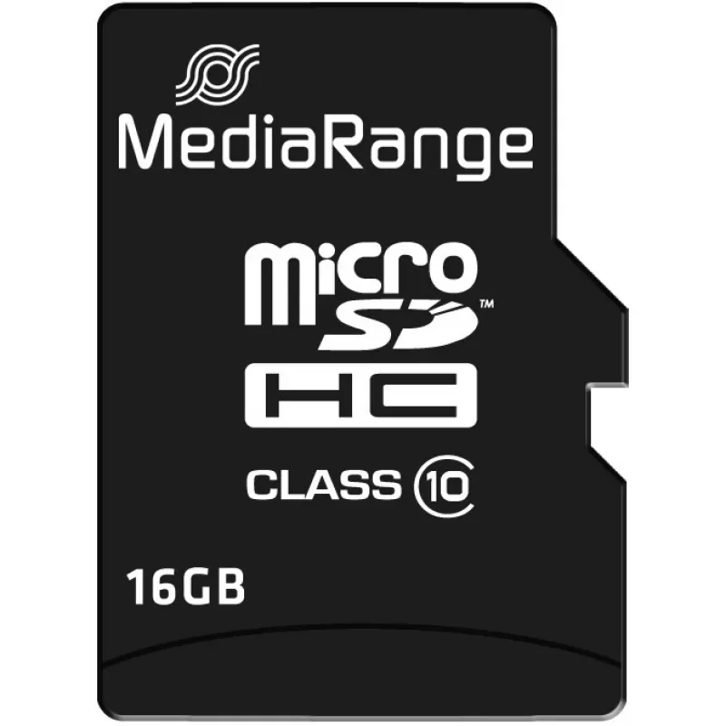 Muistikortti MediaRange 16GB MicroSDHC Class 10 MR958