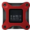 Ulkoinen SSD ADATA SD620 1 TB, kannettava USB 3.2 Gen 2 (Micro-USB B), lukunopeus 520 MB/s, kirjoitusnopeus 460 MB/s, iskunkestävä, punainen