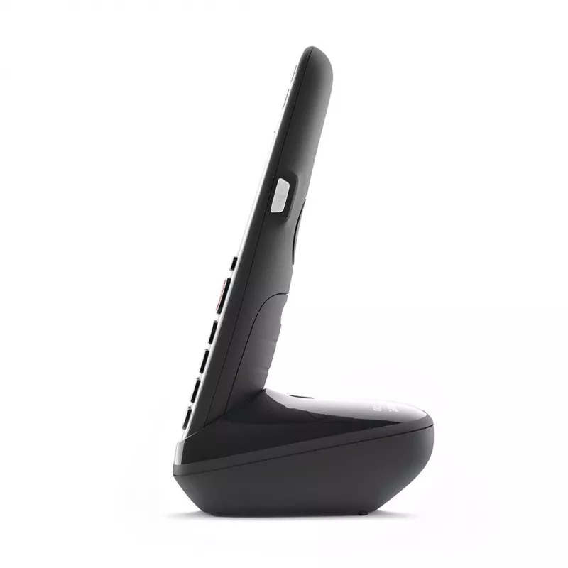 Gigaset E720 analoginen/DECT-puhelin numeronäytöllä musta