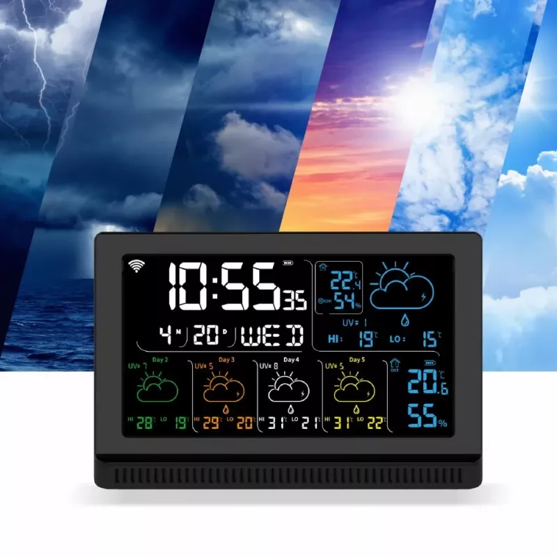 Älykaiutin MANTA MTO200B Windy musta — Bluetooth- ja Wi‑Fi-yhteys, puheavustintuki