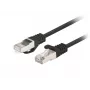 Lanberg PCF6-20CC-0150-BK Cat.6 F/UTP -verkkokaapeli, 1,5 m, musta, 10 kpl:n pakkaus