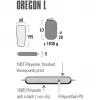 Oregon L 41125, retkeilymatto sitruunankatara/harmaa