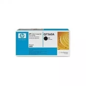 HP 314A musta alkuperäinen LaserJet -värikasetti (Q7560A) Color LaserJet 2700, 2700n, 3000, 3000d