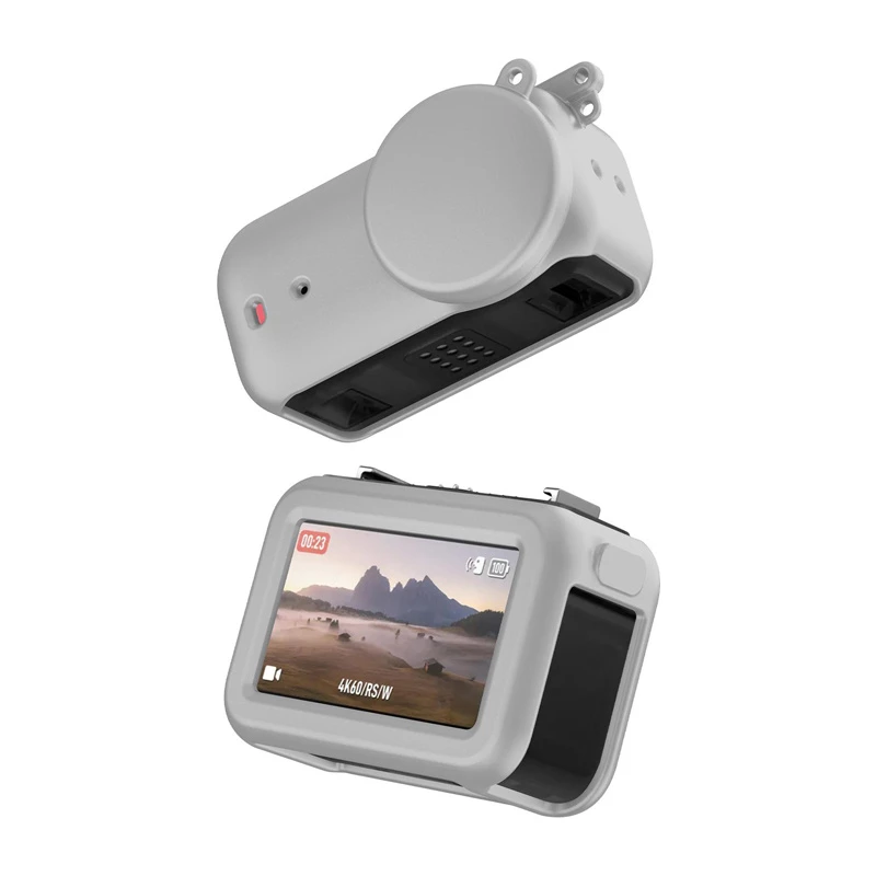 Silikoninen suojakotelo Puluz DJI Osmo Nanolle (harmaa)