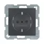 Berker 4723 16 06 Schuko-pistorasia B1 antrasiitti