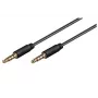 Microconnect IPOD013 audiokaapeli 3 m 3,5 mm musta