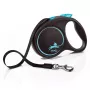 Flexi Black Design M -flexi — 5 m pituus, nauhamalli, enimmäiskuormitus 25 kg, ergonominen kahva