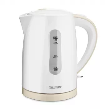 Sähköinen vedenkeitin Zelmer 1,7 L 2200 W valkoinen