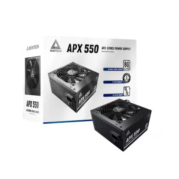 Montech APX550 virtalähde 550 W 20+4 pin ATX ATX musta